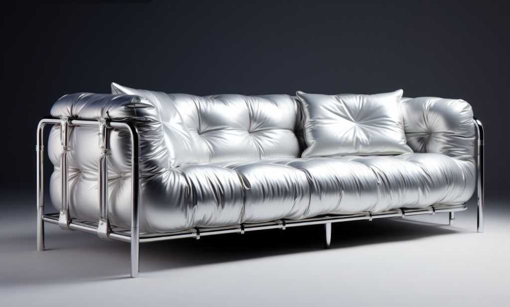 диван для гостиной в индустриальном стиле