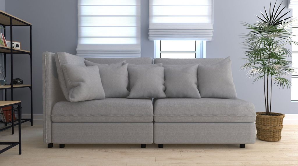 Диван спинкой к окну - нестандартный ход