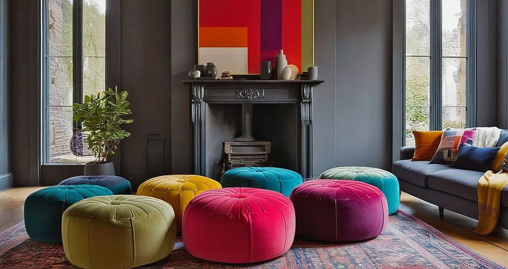 Мягкие пуфы