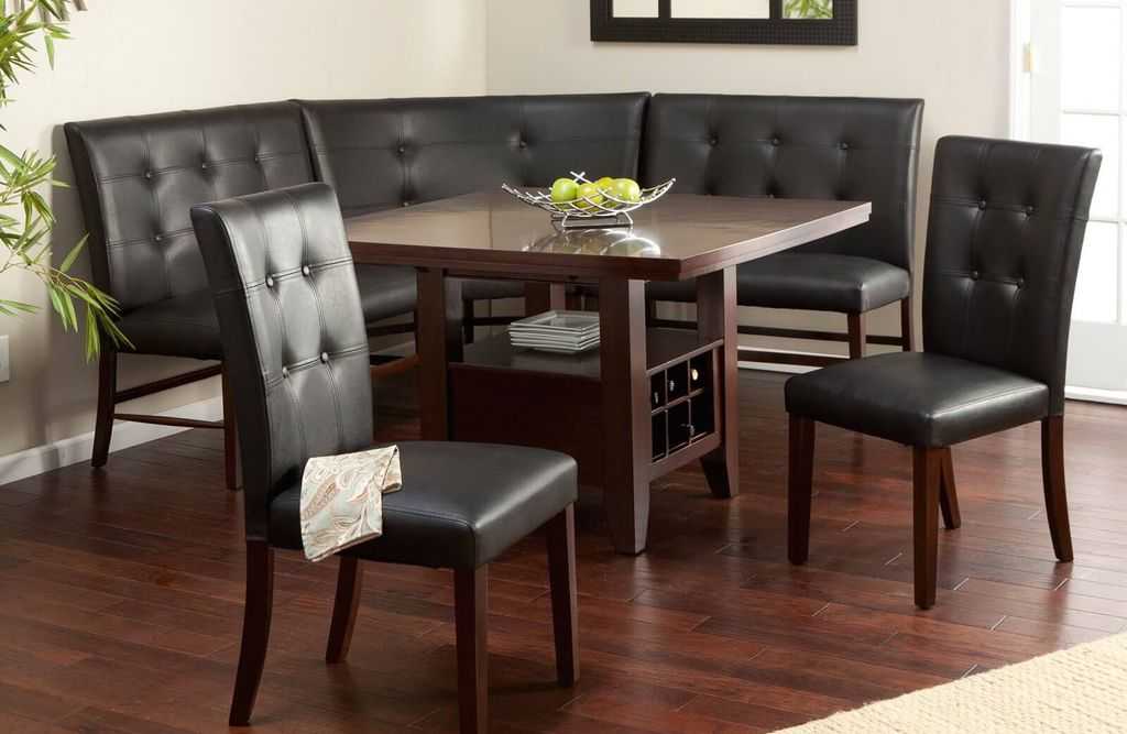 угловой диван для кухни