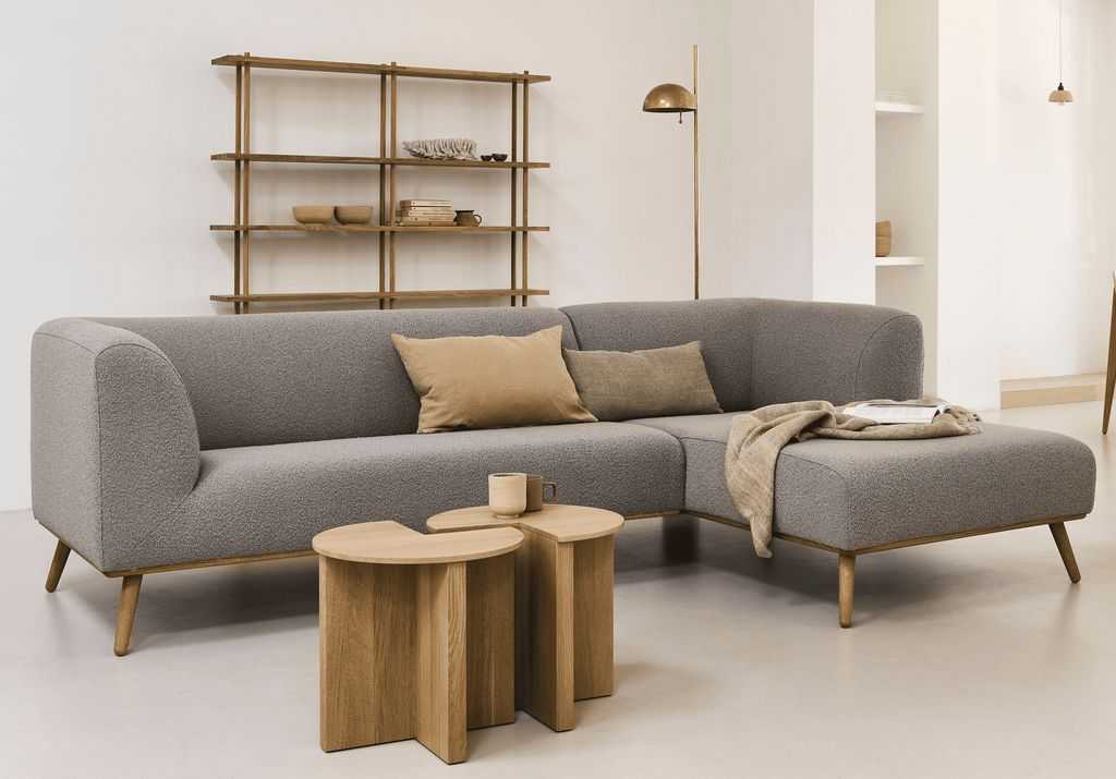 угловой диван в скандинавском стиле