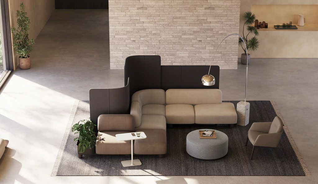 Лаунж-зона в гостиной