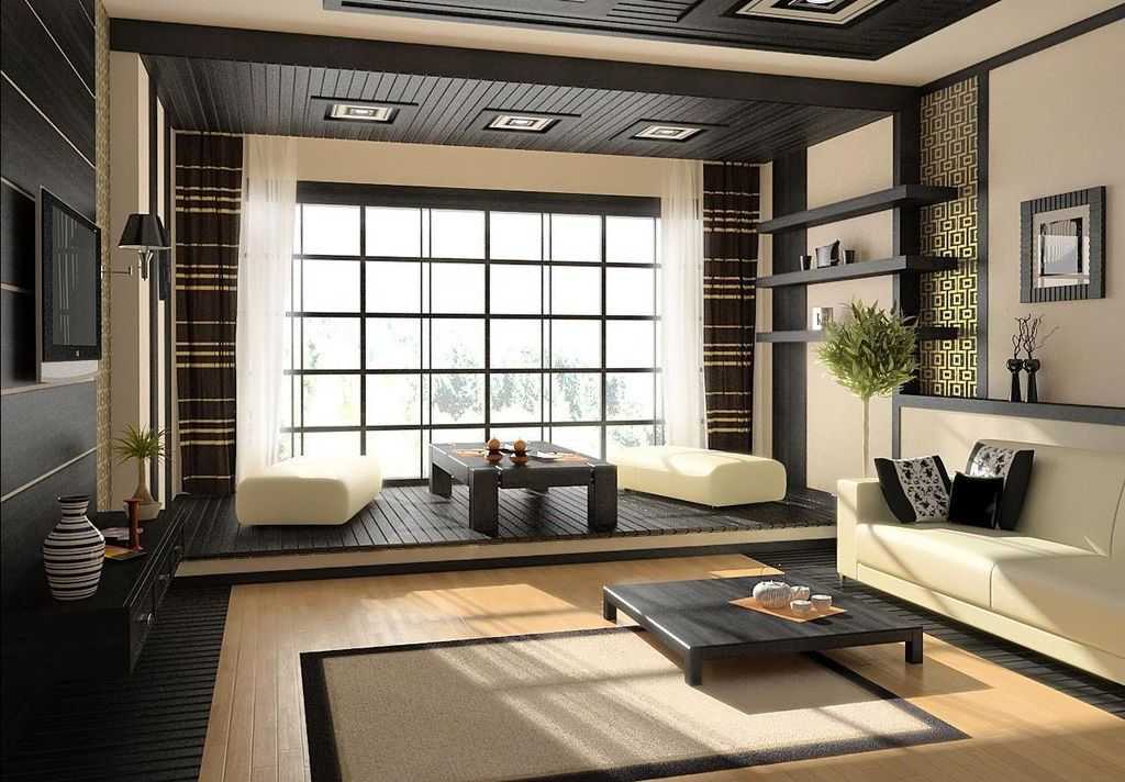 мягкая мебель - диваны и пуфы в японском стиле