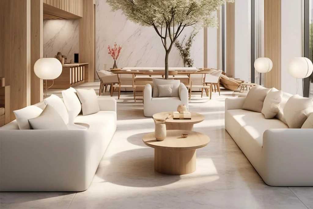 лобби в отеле мебель на заказ