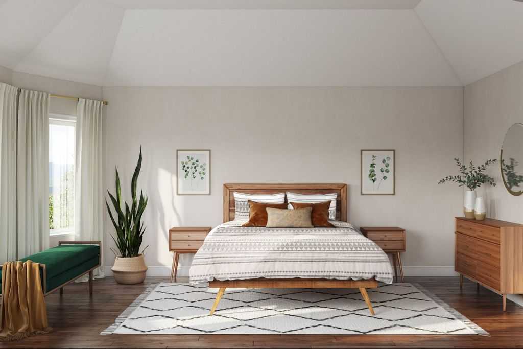 Спальня в стиле сканди